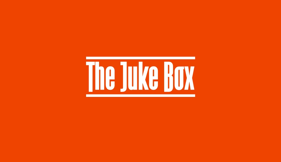the-juke-box font big