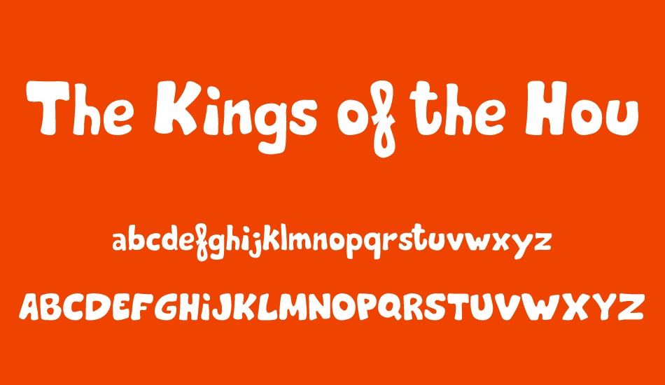 the-kings-of-the-house font