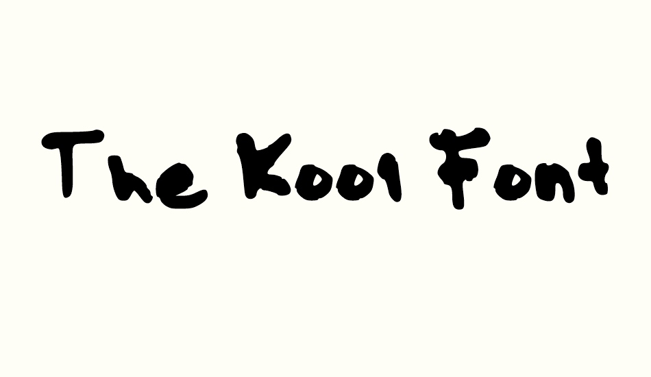 the-kool-font font big