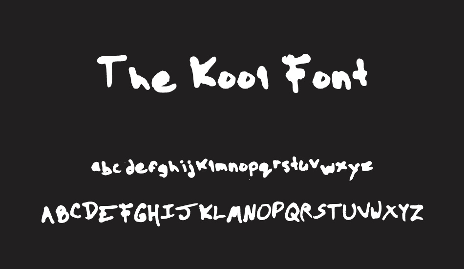 the-kool-font font