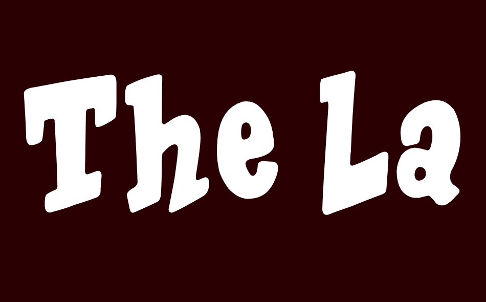 The Last Comic On Earth font big