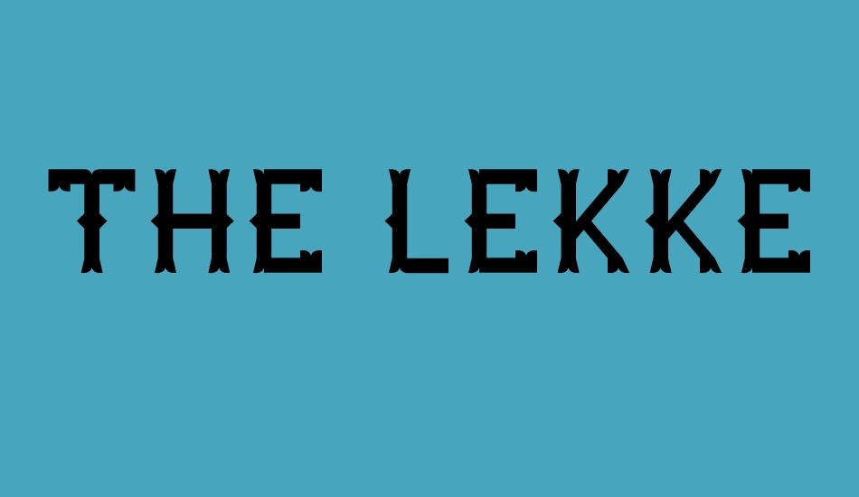 the-lekker font big