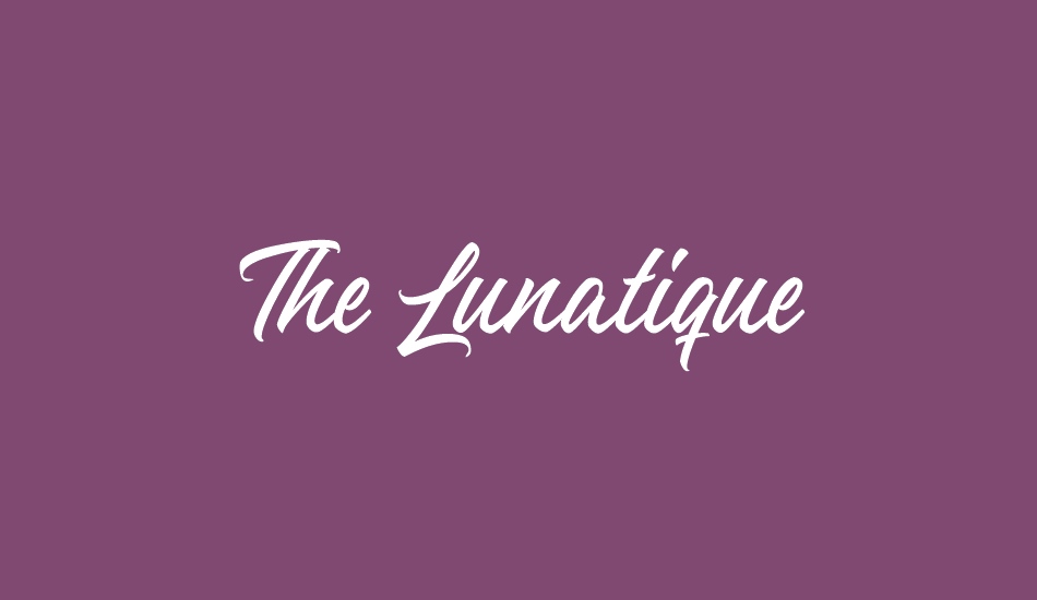 the-lunatique- font big