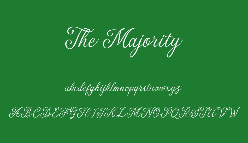 the-majority font