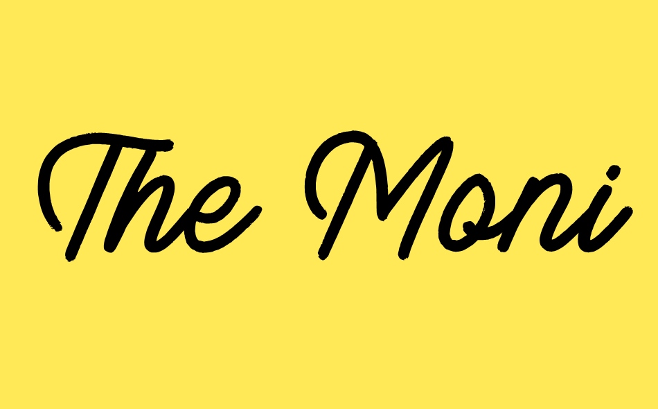 The Moniktun font big