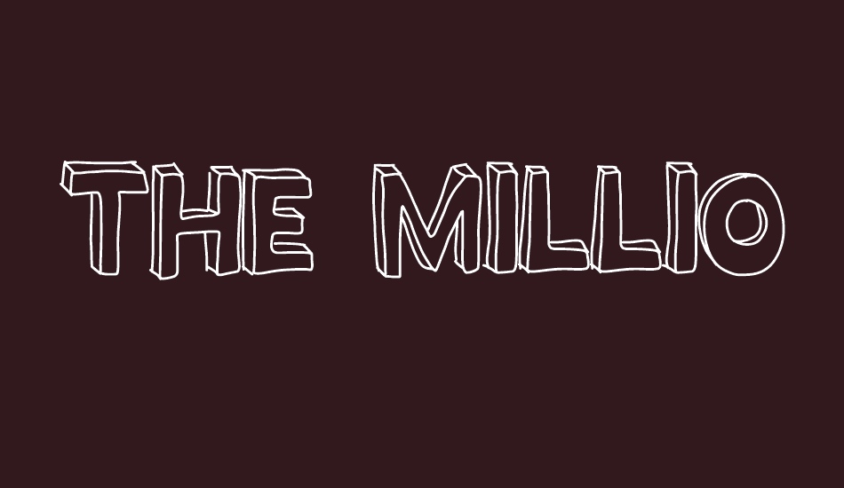 the-mıllıon-mıle-man font big