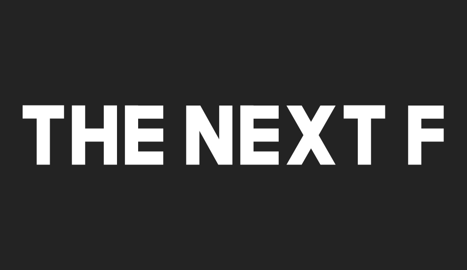 the-next-font font big