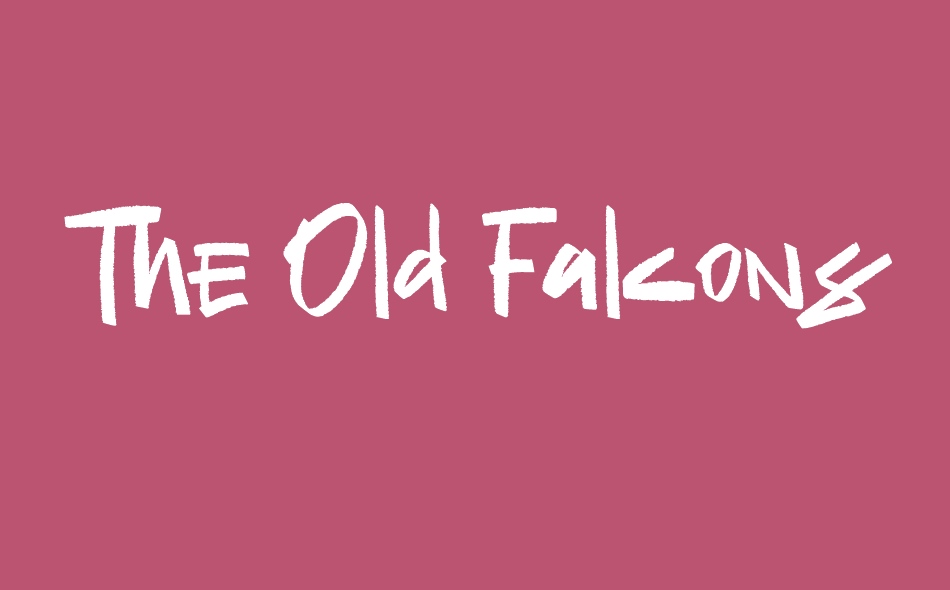 The Old Falcons font big