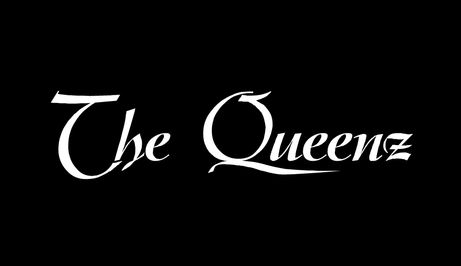 the-queenz font big