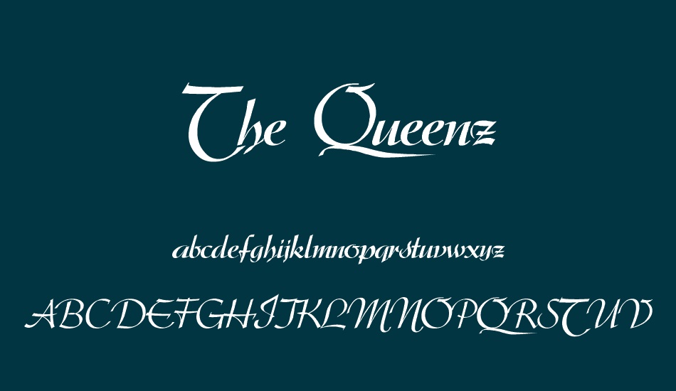 the-queenz font