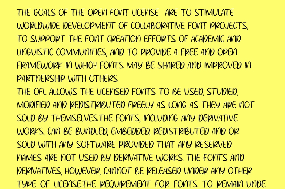 The Quickly font 1