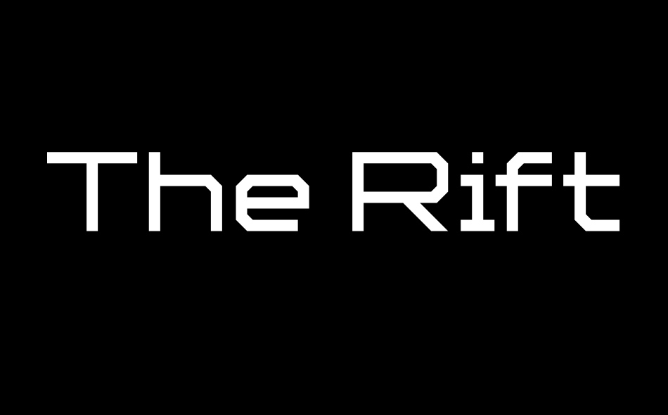 The Rift font big