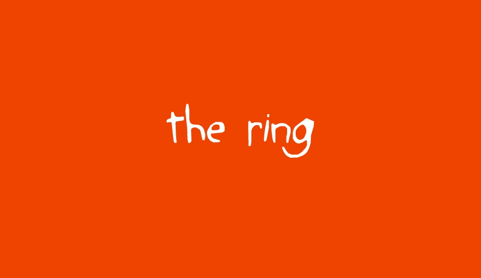 the-ring font big