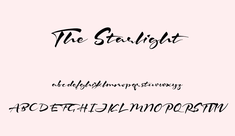 the-starlight font