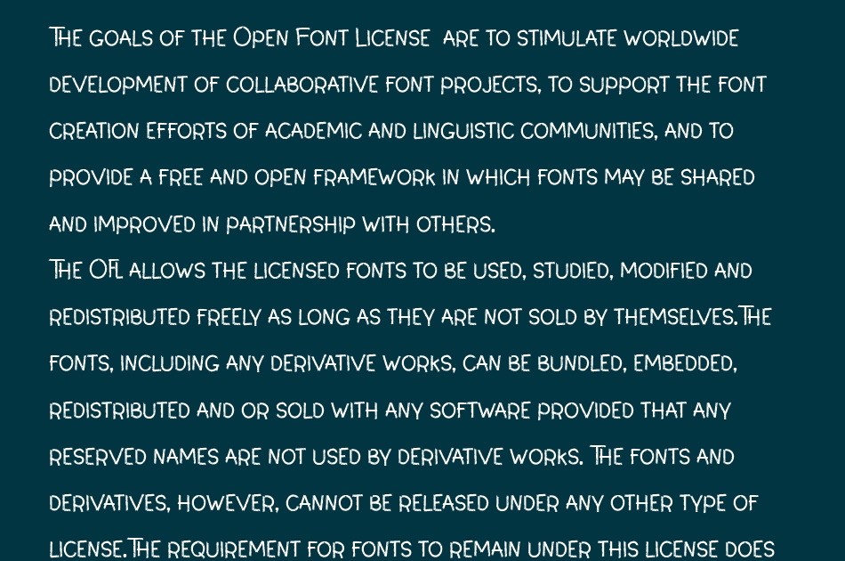 The Swarm font 1