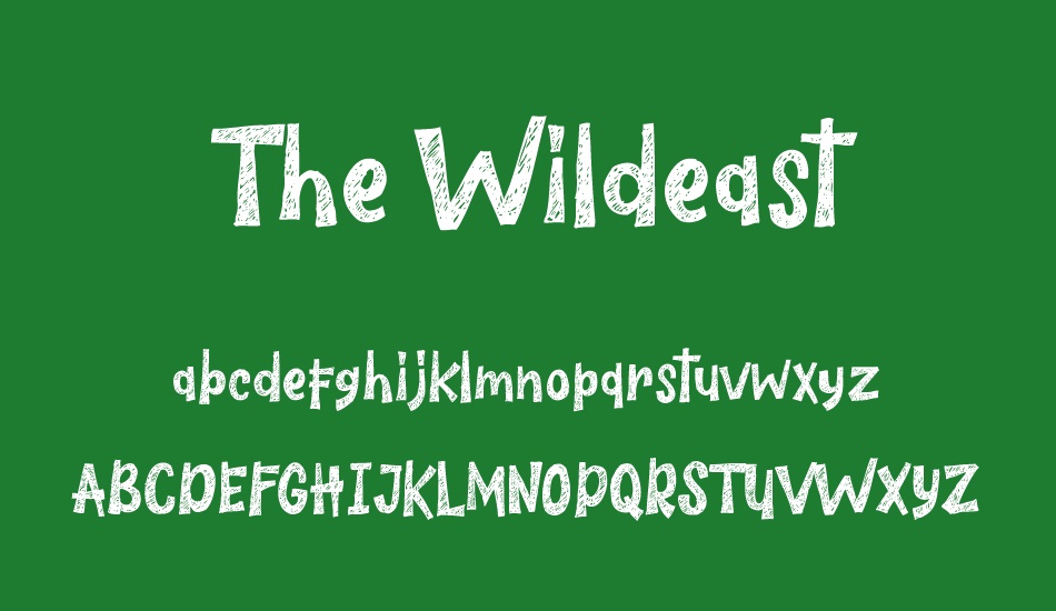 the-wildeast font