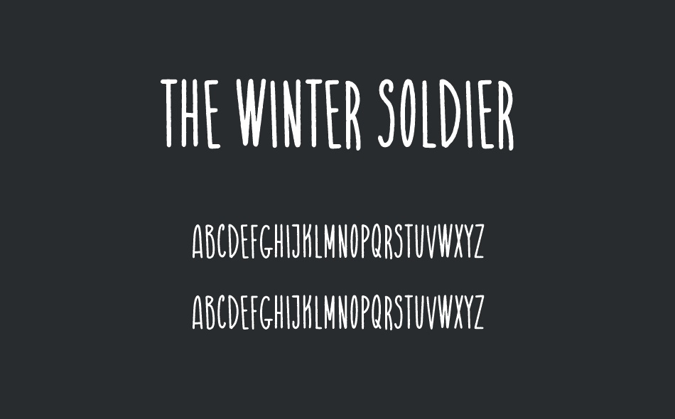 The Winter Soldier font