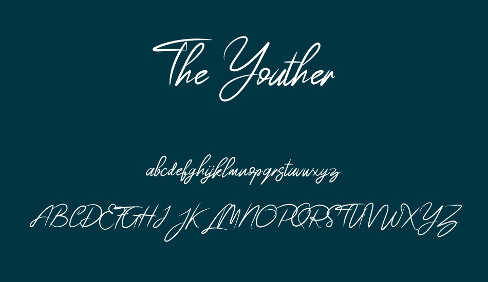 the-youther font