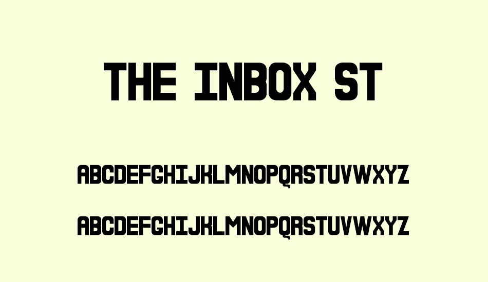 the-ınbox-st font