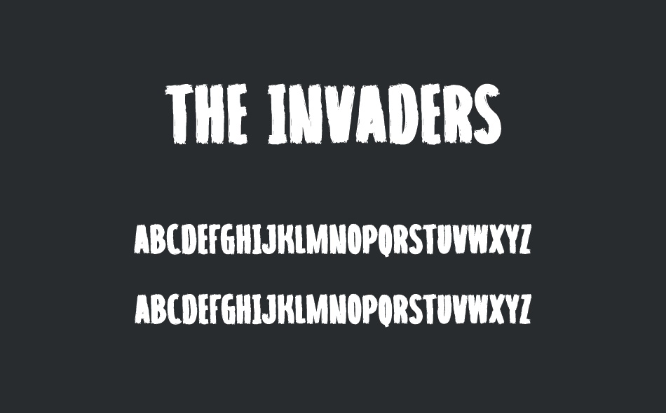 The Invaders font