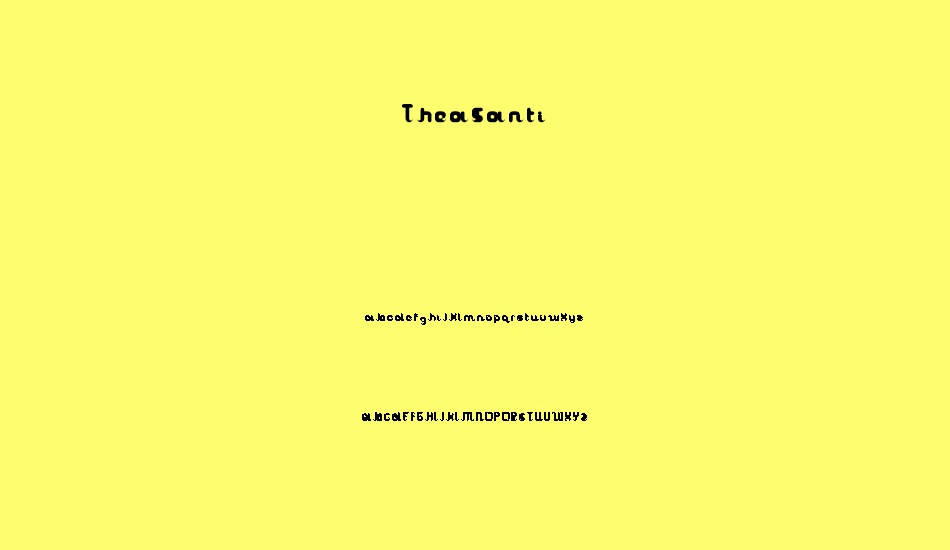 theasanti font