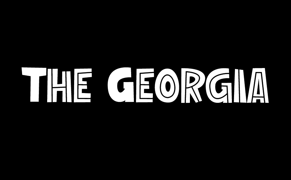 The Georgia font big