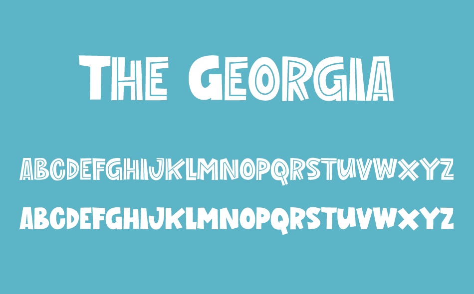The Georgia font