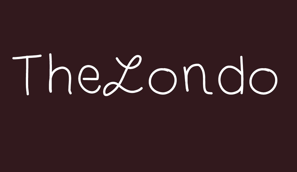 thelondon font big