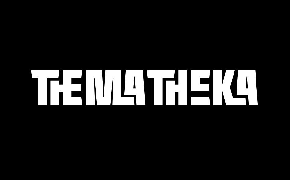 Thematheka font big