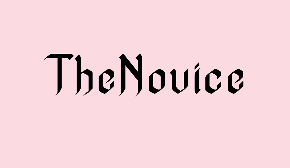 thenovice font big