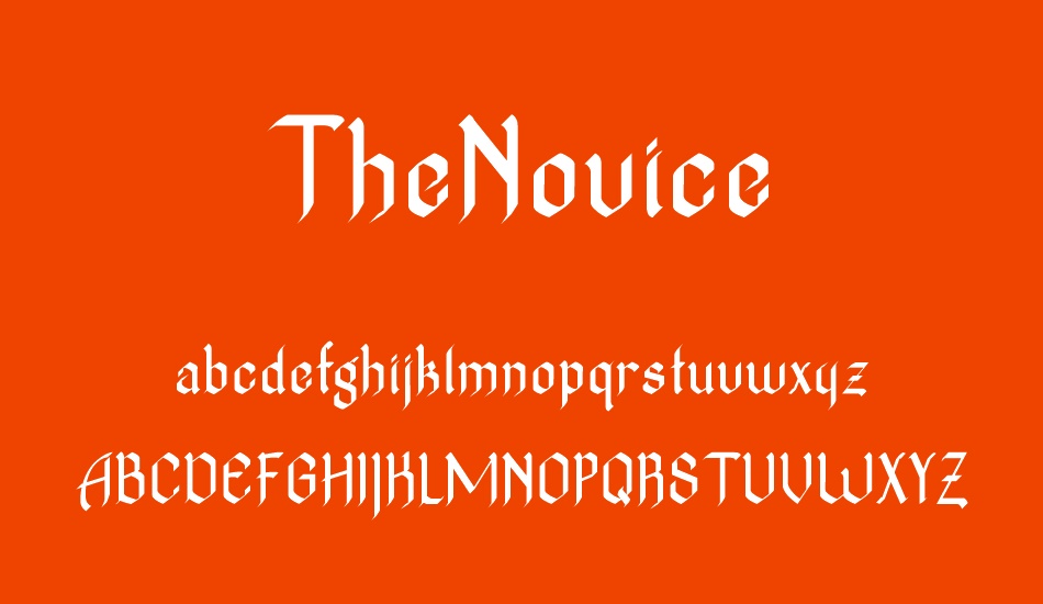 thenovice font