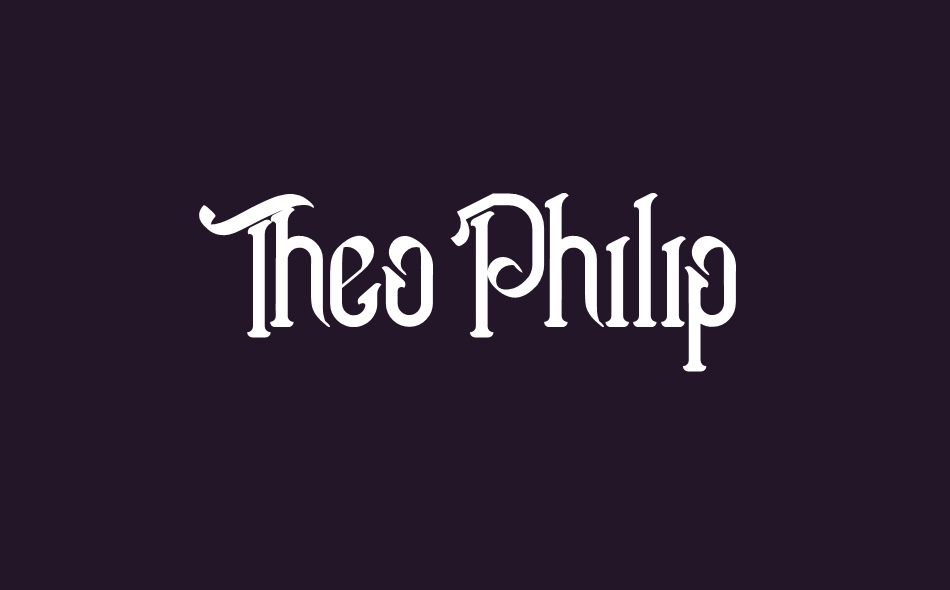 Theo Philip font big