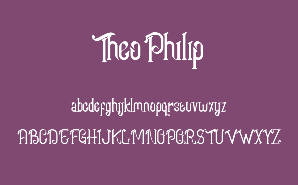 Theo Philip font