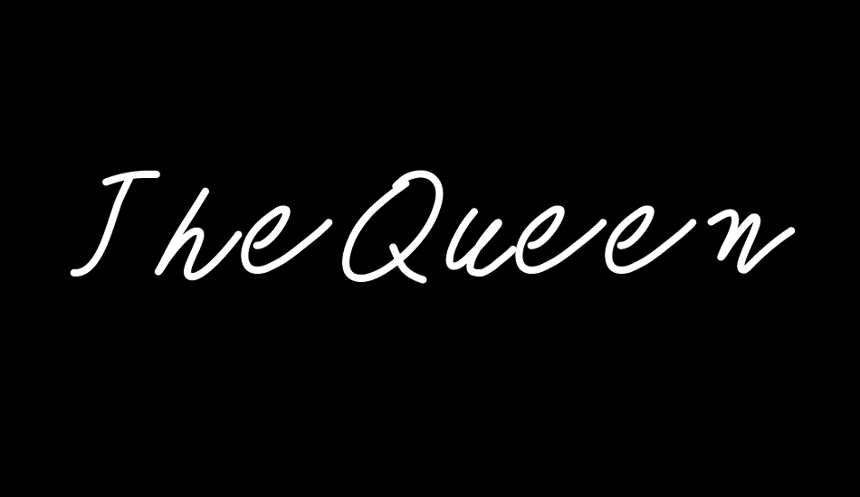 thequeenishavingfun font big