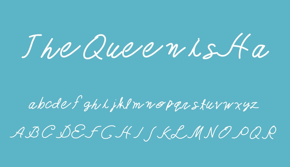 thequeenishavingfun font