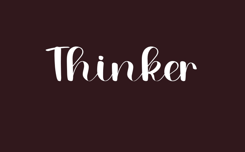 Thinker font big