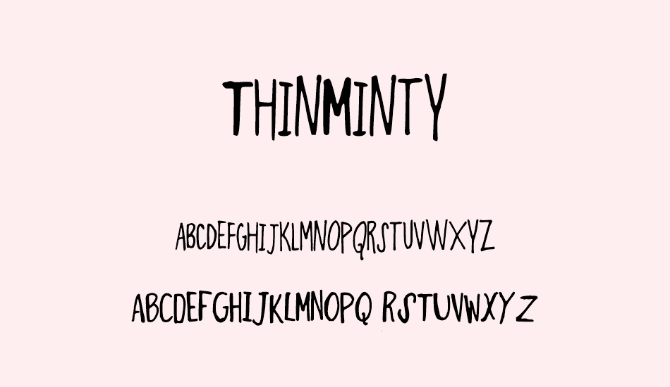 thinminty font