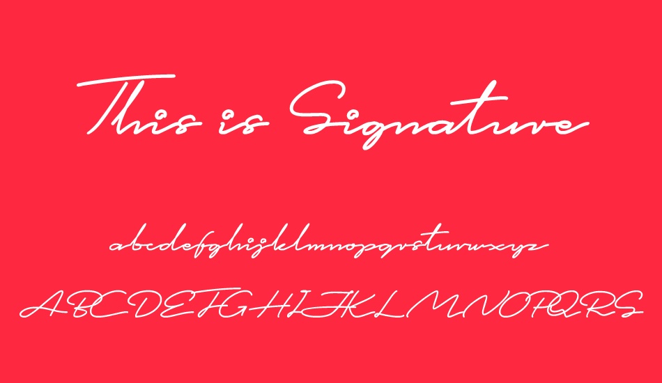 this-is-signature font