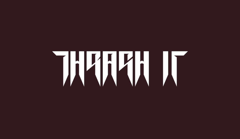 thrash-it font big