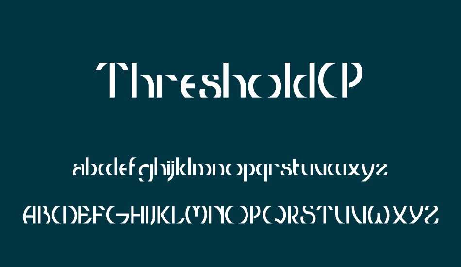 thresholdcp font