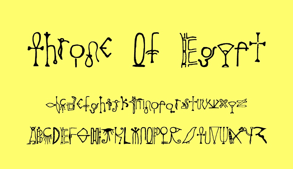 throne-of-egypt font