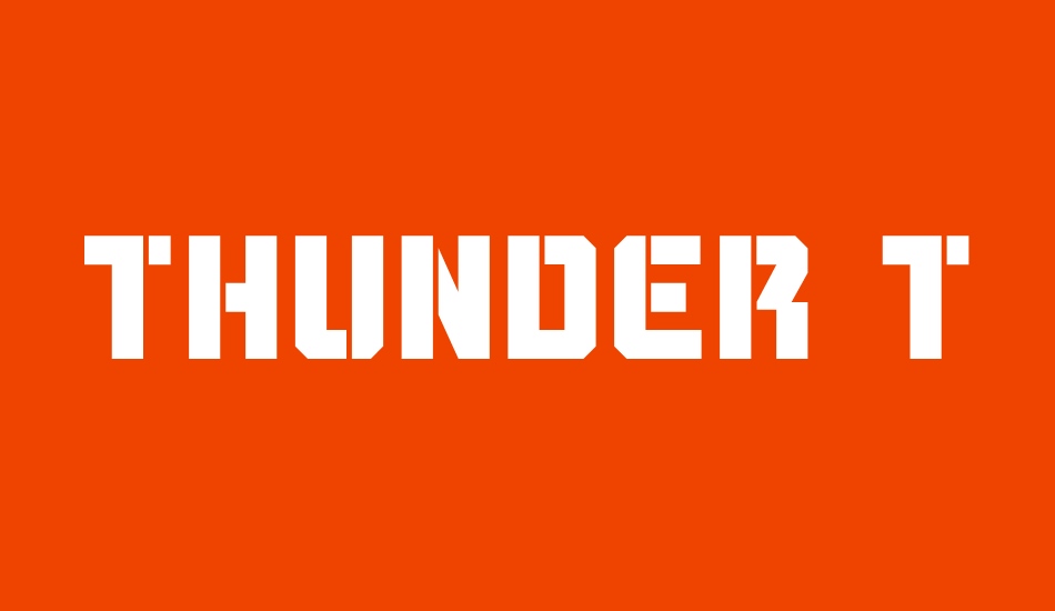 thunder-trooper font big