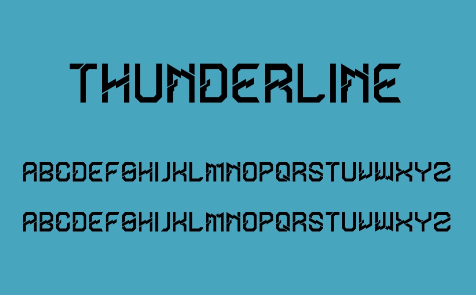 Thunderline font