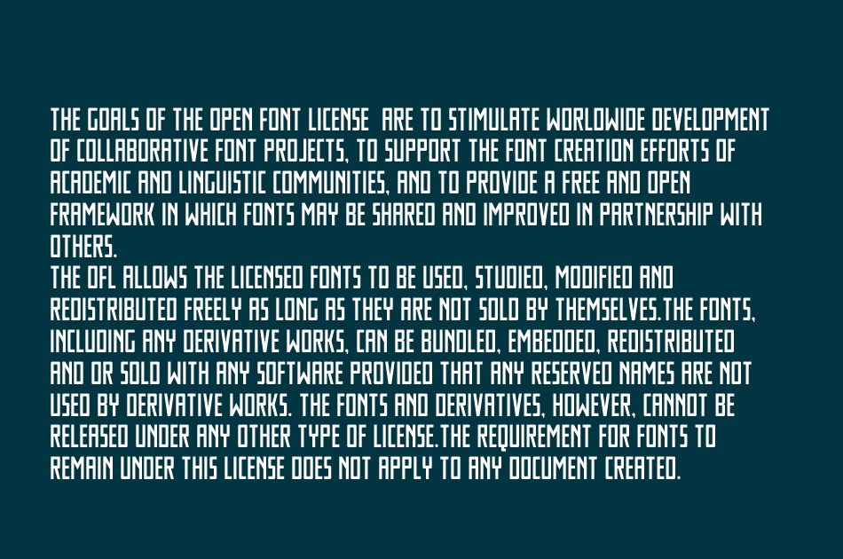 Thunder Nova font 1