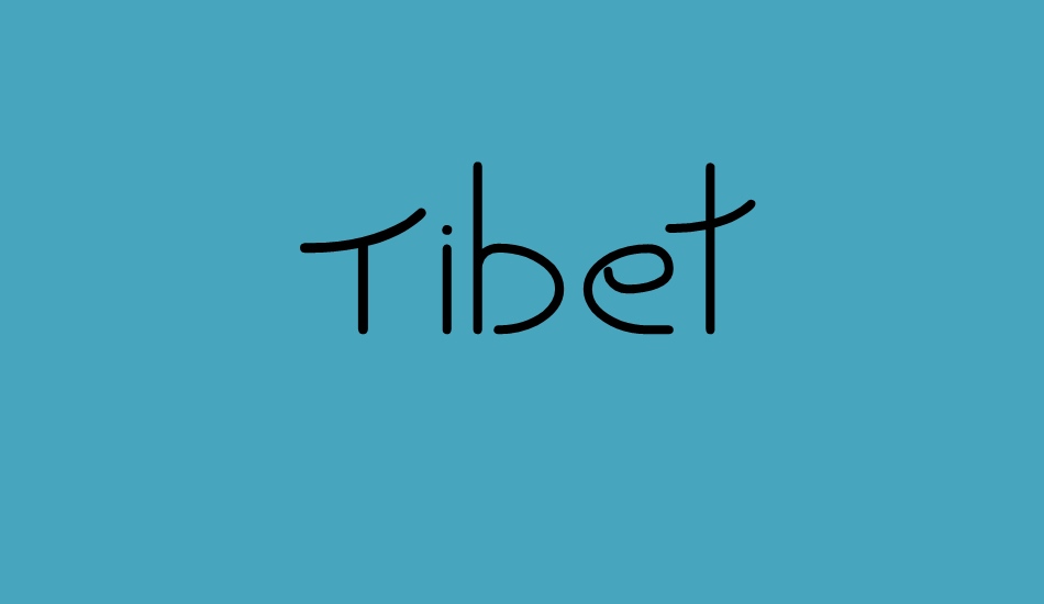 tibet font big