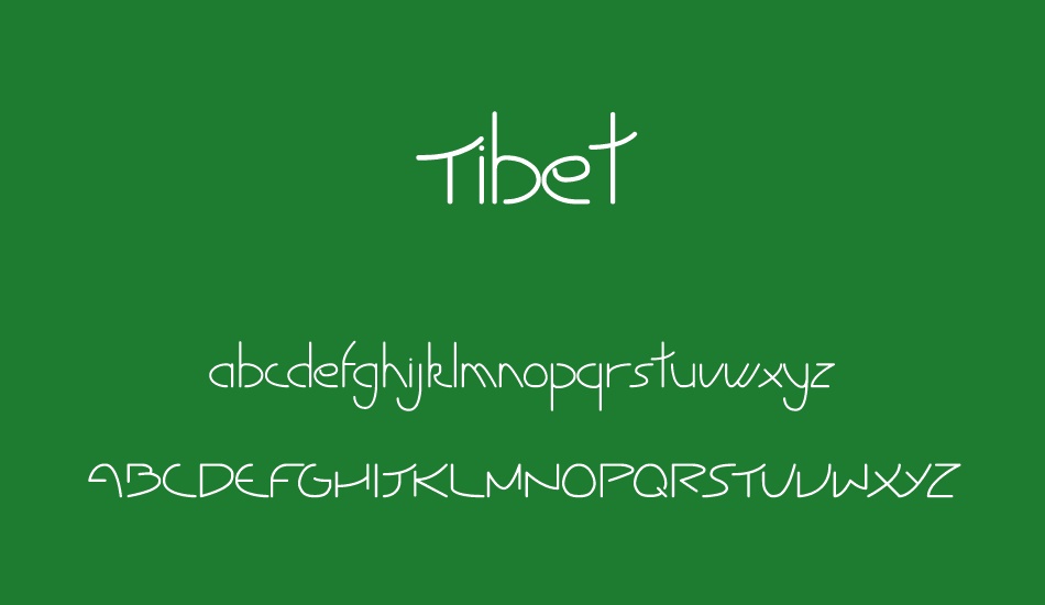 tibet font