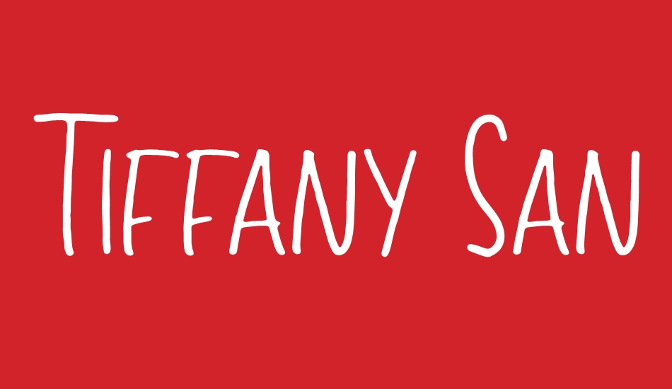 tiffany-sans font big