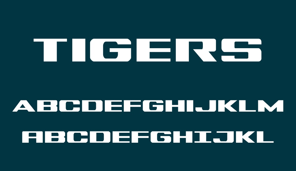 tigershark font
