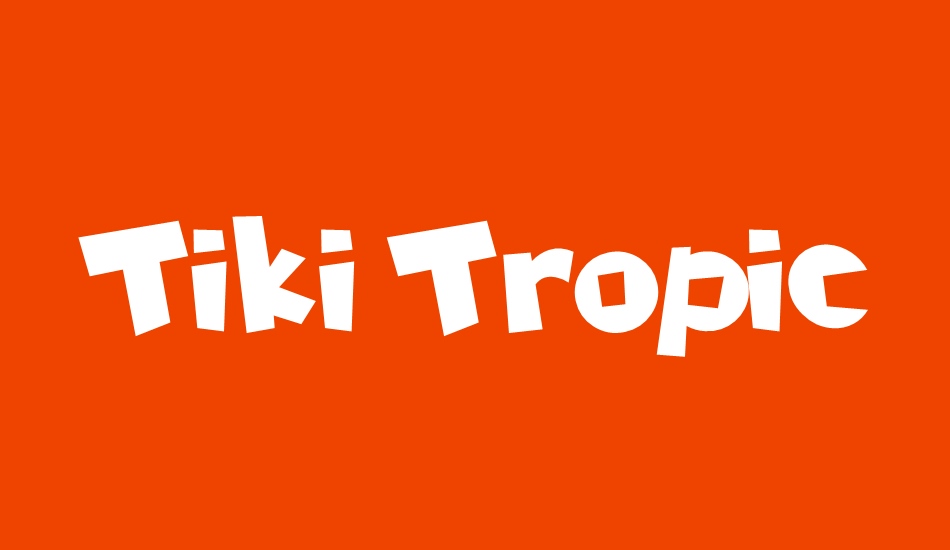 tiki-tropic font big