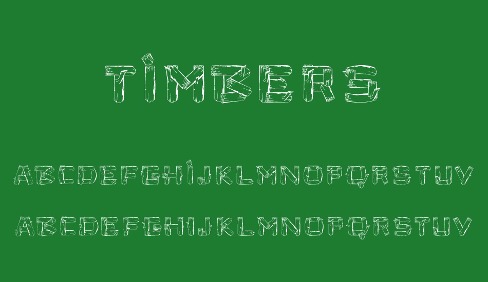 timbers font